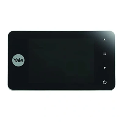 Afbeelding van Yale Digitale Deurspion DDV 4500 45 1440 00 60 01 Met Opnamefunctie Geïntegreerde Deurbel Live Viewing Nachtzicht Zilver