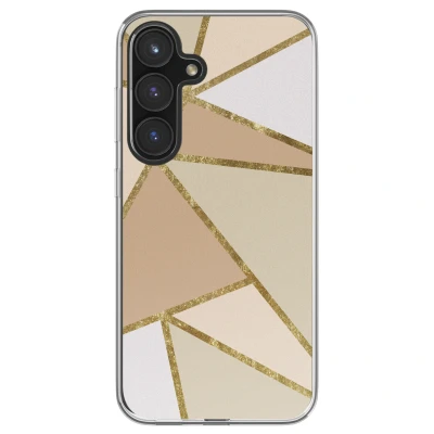 Afbeelding van imoshion hoesje Geschikt voor Samsung Galaxy S24 FE Design Graphic Beige