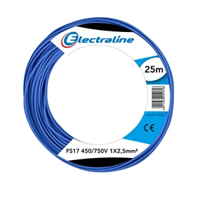 Afbeelding van Electraline 13162 aderkabel FS17, doorsnede 1 x 2,5 mm², blauw, 25 m