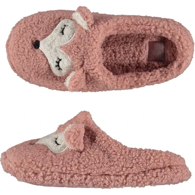 Afbeelding van Apollo Instap Pantoffels dames Roze Teddy Fox maat 39/40 Sloffen 40