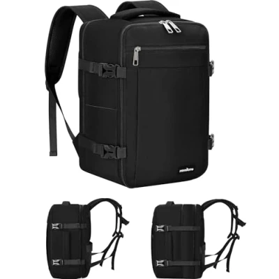 Afbeelding van MOCOCITO Handbagage Rugzak voor Ryanair, 30L Uitbreidbaar Mannen Vrouwen Carry on Laptop met Laptopvak 15,6&quot;, Waterdichte Tas Casual Dagrugzak Schooltas
