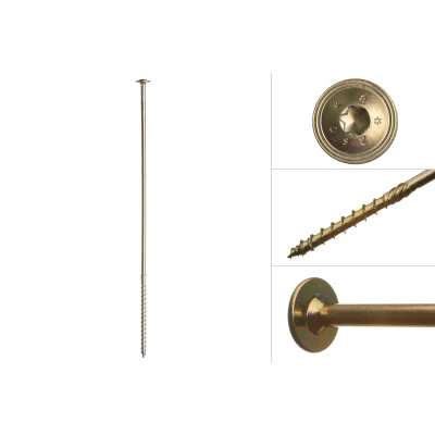 Afbeelding van Tellerkopschroeven Geel Verzinkt 8.0 x 340 mm Torx 40 Per Stuk