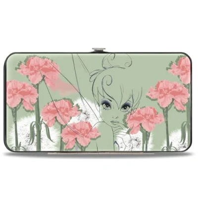 Afbeelding van Buckle Down Damesportemonnee, Groen/Roze, 17,8 x 10,2 cm, 7&quot; 4&quot;