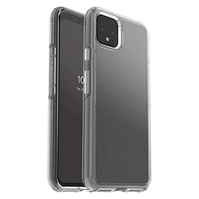 Afbeelding van OtterBox Symmetry Clear Case voor Pixel 4 XL, Schokbestendig, Valbestendig, Dunne beschermende hoes, 3x getest volgens militaire standaard, Transparant