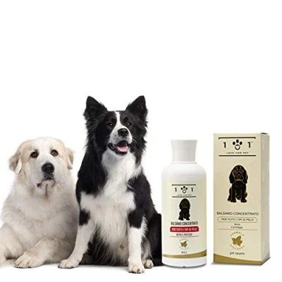 Afbeelding van Geconcentreerde natuurlijke conditioner, 250 ml voor honden en katten Maakt de vacht zacht ontwart het haar Vergemakkelijkt kammen Geschikt alle haartypes, Linea 101