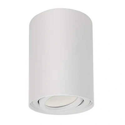 Afbeelding van Maclean Energy MCE422 W GU10 halogeen opbouwspot, wit, 80x115mm, rond, aluminium