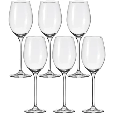 Afbeelding van Leonardo Cheers witte wijnglas 40 cl set van 6 Transparant