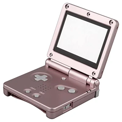Afbeelding van OSTENT Full Housing Shell Cover compatibel met Nintendo GBA SP Gameboy Advance SP, Roze