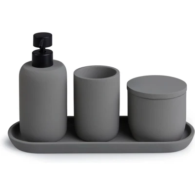 Afbeelding van Lifa Living Luxe zeepset 4 delig 2 kleuren