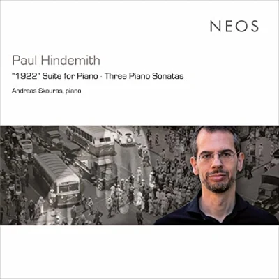 Afbeelding van Andreas Skouras Hindemith: 1922 Suite for Piano/Three Pianos Sonatas (CD)