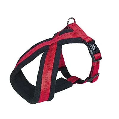 Afbeelding van Nobby hondentuig comfort soft grip rood s buikomvang 35 50 cm breedte 25/50 mm
