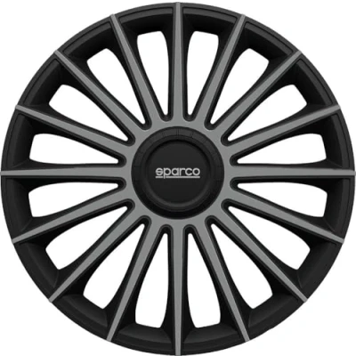 Afbeelding van Sparco Corsa Treviso 14 Zwart / grijs Wieldop