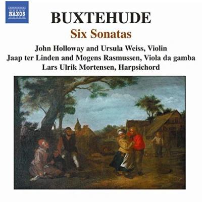Afbeelding van John Holloway, Ursula Weiss, Jaap ter Linden, Mogens Rasmussen, Lars Ulrik Mortensen Buxtehude: Six Sonatas (CD)