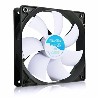 Afbeelding van AABCOOLING Super Silent Fan 12 and Efficient 120mm with 4 Anti vibration Pads, CPU Fan, PC 12cm, Case Computer 12V 13,9 dB(A)