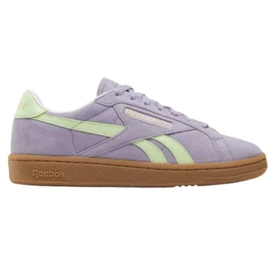 Afbeelding van Reebok Classic CLUB C Grounds UK Sneakers laag, Maat: 35.5, Dusk purple/astro lime Veloursleer