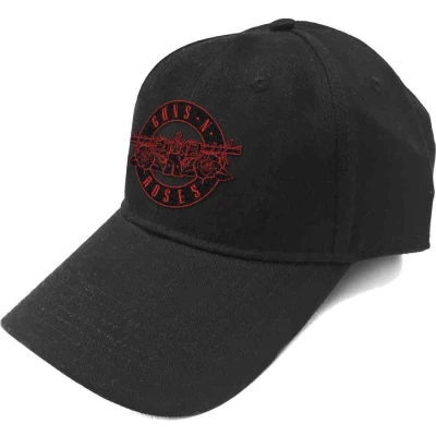 Afbeelding van Guns N&#039; Roses Red Circle Logo Baseball pet Zwart