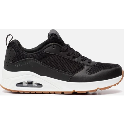 Afbeelding van Skechers Uno Fastime heren sneakers met airzool Zwart Maat: 41