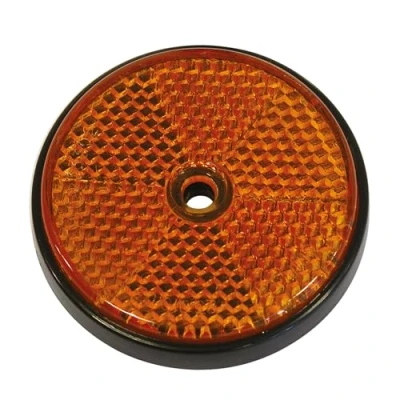 Afbeelding van Carpoint Reflector rond 70mm oranje bulk