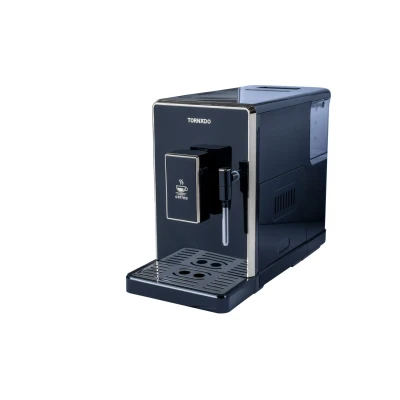 Afbeelding van Tornado Volautomatische koffiemachine TCM 9008A GS / Goud op zwart, koffiemachine, Zwart