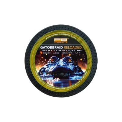 Afbeelding van PB Products Gator Braid Reloaded Weed Karperlijn 0.32mm/30lb (1200m) Gevlochten lijn