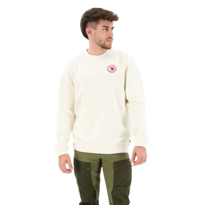 Afbeelding van Fjallraven 87163 113 1960 Logo Badge Trui M Sweatshirt Heren Krijt Wit Maat S