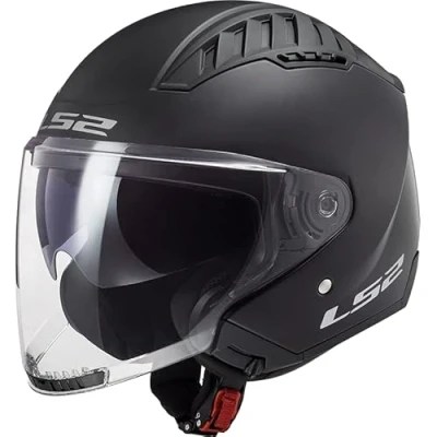 Afbeelding van LS2, Jet motorhelm COPTER II SOLID Matt Black, XS