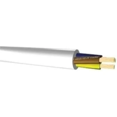 Afbeelding van VMVL snoer H05VV F wit 5G2,5 mm2 rol 100 meter