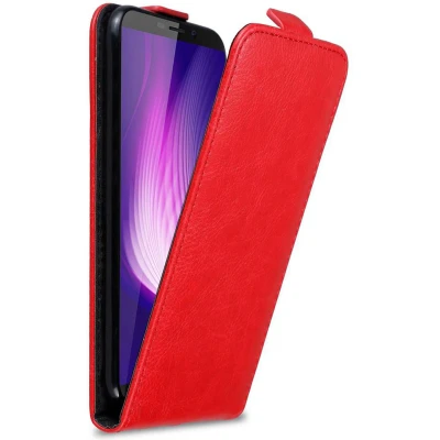 Afbeelding van Cadorabo Hoesje geschikt voor Cubot NOVA in APPEL ROOD Beschermhoes flip design Case Cover met magnetische sluiting