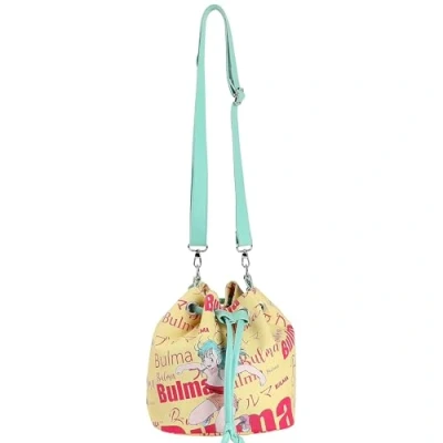 Afbeelding van Dragon Ball tas, Bulma ontwerp, dubbel handvat, schoudertas, gele kleur, vrouw, tassen en accessoires, officieel product (CyP merken)
