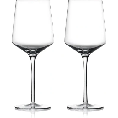 Afbeelding van Rode Wijnglas Zone Denmark Rocks Clear 30 cl (2 delig)