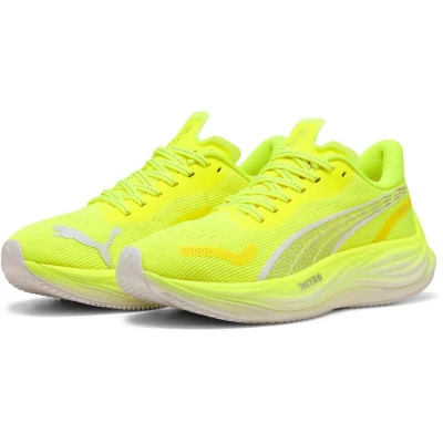 Afbeelding van Puma Velocity Nitro Trail hardloopschoenen, Dames, Maat: 39, Yellow alert white Textiel
