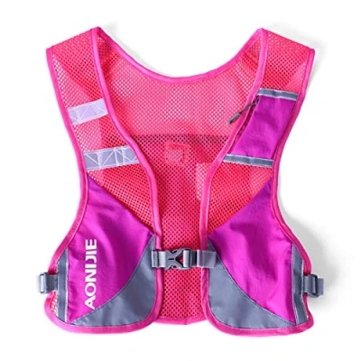 Afbeelding van AONIJIE Ultralichte drinkrugzak lopen marathon rugzak dranktas (Roze)