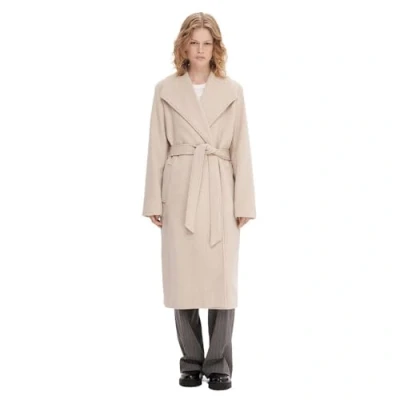 Afbeelding van Selected Femme Slfrosa COAT Mantel, Dames, Maat: 36, Sandshell melange