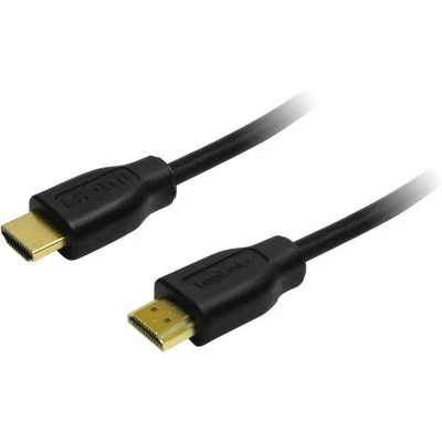 Afbeelding van LogiLink CH0045 HDMI kabel Aansluitkabel A stekker, stekker 7.50 m Zwart