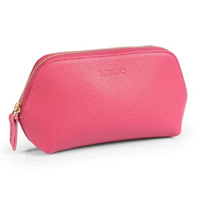 Afbeelding van Londo Lederen Make up Tas (Roze)