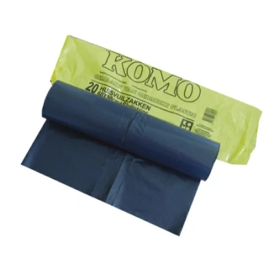 Afbeelding van Vuilniszakken 60x80cm KOMO afvalzak grijs 60 Liter
