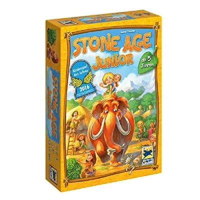 Afbeelding van Hans im Glück, Stone Age Junior, kinderspel van het jaar 2016, strategiespel, 2 4 spelers, vanaf 5+ jaar, 15+ minuten, Duits