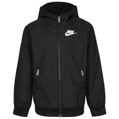 Afbeelding van Nike Sportswear KEY ITEM Chevron Windrunner Unisex Jas voor kinderen, Maat: 110/116, Black