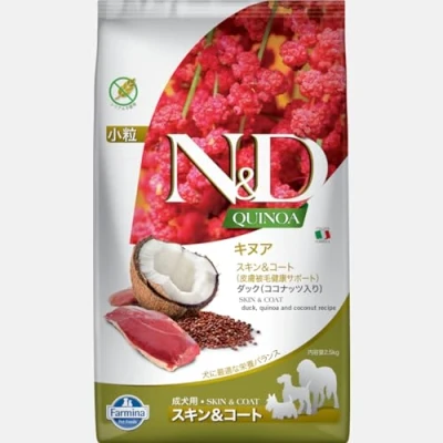 Afbeelding van N&amp;D Quinoa hondenvoeding Skin &amp; Coat small breed Eend 2.5 kg.