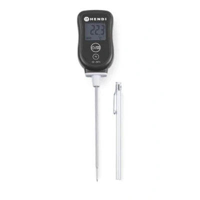 Afbeelding van Hendi Digitale thermometer met sonde, Polycarbonaat;RVS, Wit, 4,2(b)x20,4(d)x2(h)cm, 271230
