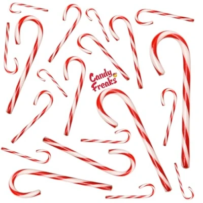 Afbeelding van Zuurstokken 20 stuks Rood / Wit Candy cane Kerst Zuurstok Kerstdecoratie