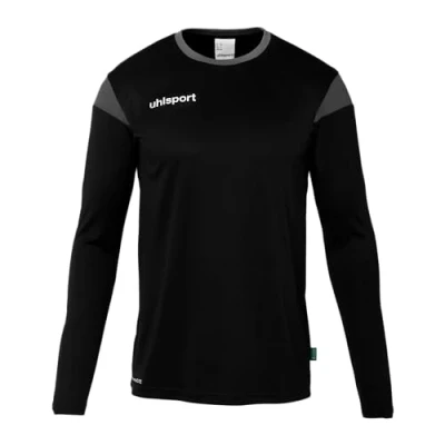 Afbeelding van Uhlsport Squad 27 Voetbalshirt Lange Mouw Kinderen Zwart / Antraciet Maat: 164