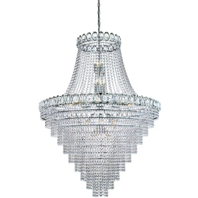 Afbeelding van Searchlight Louis Philipe Luster Ø 100 X 195 Cm Chroom