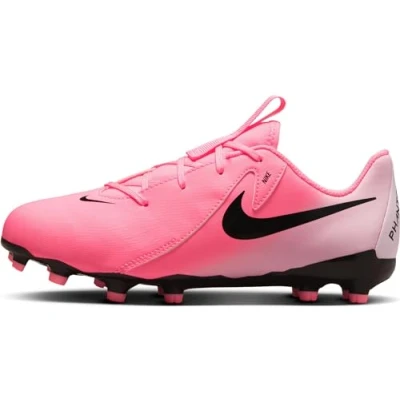 Afbeelding van Nike Performance JR Phantom GX II Academy FG/MG Unisex Voetbalschoenen met kunststof noppen voor kinderen, Maat: 37.5, Sunset pulse/black