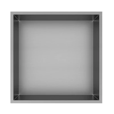 Afbeelding van Best Design Ore inbouwnis Kaya 30.5 x 7 cm rvs geborsteld