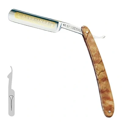 Afbeelding van DOVO open scheermes Inox Olijfhout RVS 5/8&quot; 13581027