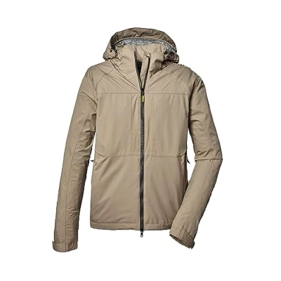 Afbeelding van killtec Heren Functioneel jack/outdoorjack met afritsbare capuchon KOS 12 MN JCKT, sage, M, 41261 000