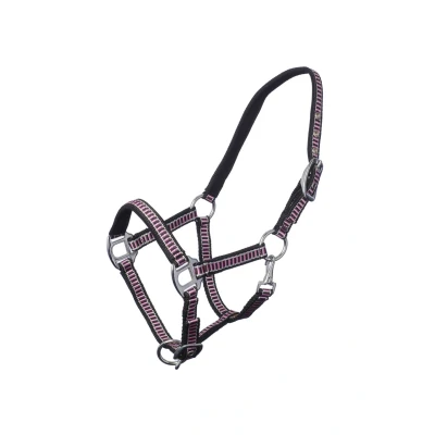 Afbeelding van MHS Halster &quot;Shine Bright&quot; Pony Zwart / Roze