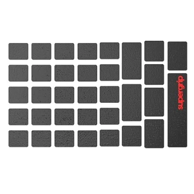 Afbeelding van Pulsar Gaming Gears SUPERGRIP Voorgesneden Keycap Griptape Voorgelamineerd Zweetabsorberend Hoge Prestaties Universele Antislip Muis Grip Tape Ultradun 0,5 mm (0,02 inch)