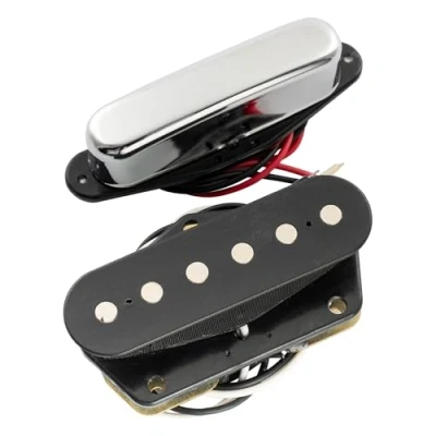 Afbeelding van Musiclily Single Coil Element Tele Pickup Set voor Telecaster Elektrische Gitaar de Brug/Hals Positie